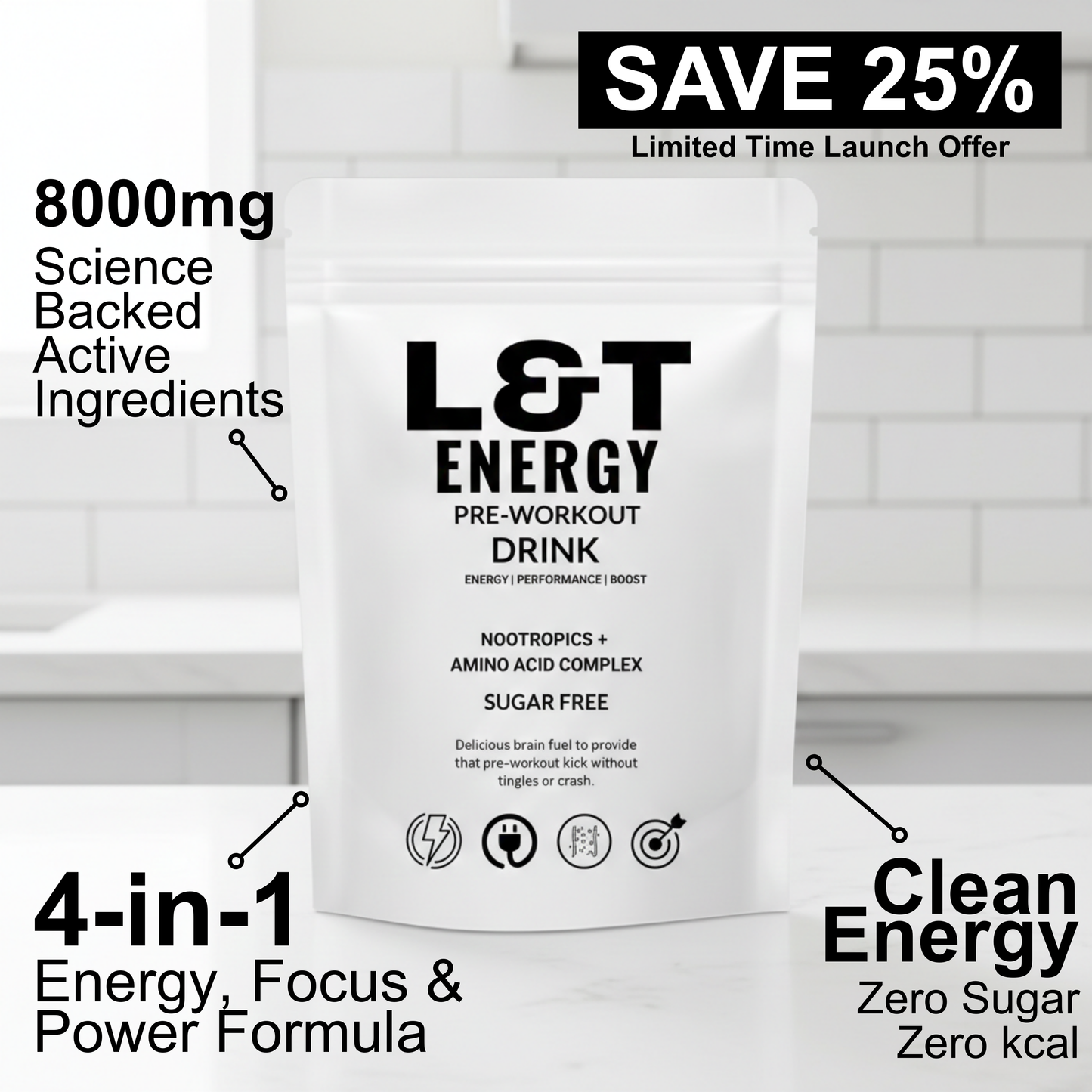 Energy Pre-workout - 1 Month Supply